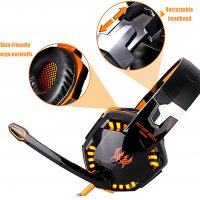 ТОП! Pro Геймърски слушалки, с USB, Гейминг слушалки с микрофон и LED подсветка, мощни слушалки, снимка 8 - Слушалки за компютър - 33595255