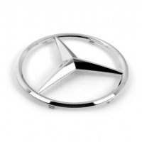 Емблема за предна решетка на Mercedes Benz 180 мм, снимка 1 - Аксесоари и консумативи - 32292969