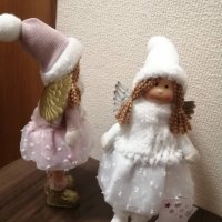Декорация.Коледни кукли ангелчета., снимка 4 - Кукли - 42964351