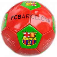 Футболна топка кожена за игра, футбол на отбор Барселона Barcelona F.C. , снимка 1 - Други - 24889267