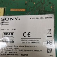 TCON BOARD HV430FHBN1K TV SONY KDL-43WF665, снимка 3 - Части и Платки - 40564803