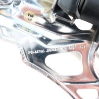 Shimano Deore XT FD-M786 2x10 декланшор за МТБ планински байк, 34.9mm clamp, снимка 6 - Части за велосипеди - 40284771