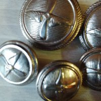 Стари метални копчета 60 - те г., снимка 2 - Антикварни и старинни предмети - 28837345