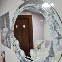Огледало за Баня , дизайнерско , снимка 2 - Огледала - 43073806