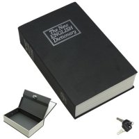Книга тип скрит стоманен сейф с ключ - два размер, снимка 2 - Други - 43674631