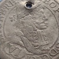 Сребърна монета 6 кройцера 1681г. Леополд първи Виена Свещена Римска Империя 13671, снимка 3 - Нумизматика и бонистика - 42968013