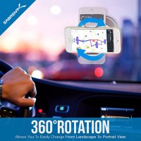 Стойка за Телефон Смартфон GPS за кола Sabrent за стъкло/гладка повърхност универсална Car Holder, снимка 3 - Аксесоари и консумативи - 32795730