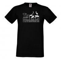 Мъжка тениска за ергенско парти GROOMSMAN godfather, снимка 1 - Тениски - 33018196