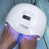 UV /LED  SUN 5 + лампа , снимка 2 - Педикюр и маникюр - 36736194