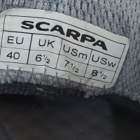 Дамски туристически обувки SCARPA. Номер 40, снимка 6 - Маратонки - 42930477