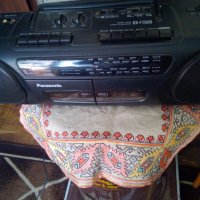 Радио и двукасетачен касетофон