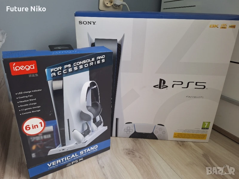 Play Station 5; докинг станция и 4 игри, снимка 1