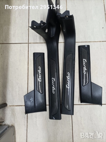 Carbon Карбонови прагове за Porsche Panamera, снимка 1