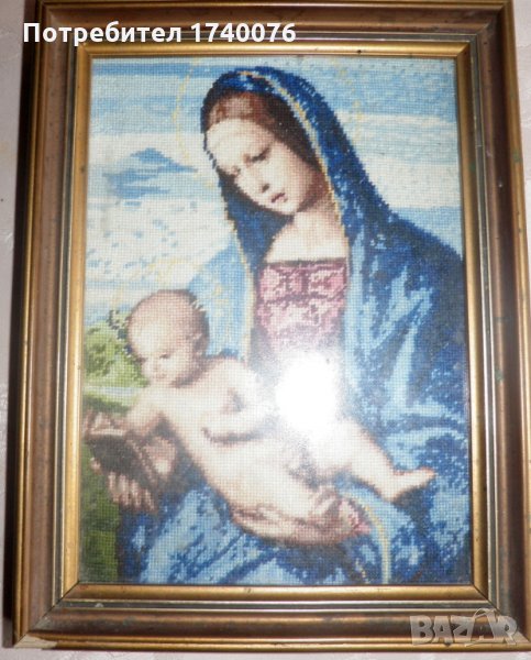 Гоблен с дървена рамка, снимка 1