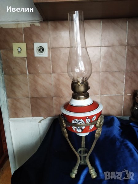 стара газова /газена/ лампа, снимка 1