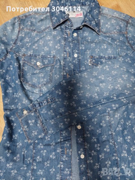 Дамска дънкена риза , снимка 1