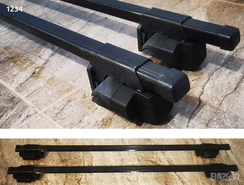 Багажник за кола Напречни греди HALFORDS за монтаж на надлъжни греди, снимка 1