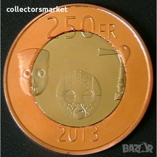 250 франка 2013, Катанга, снимка 1