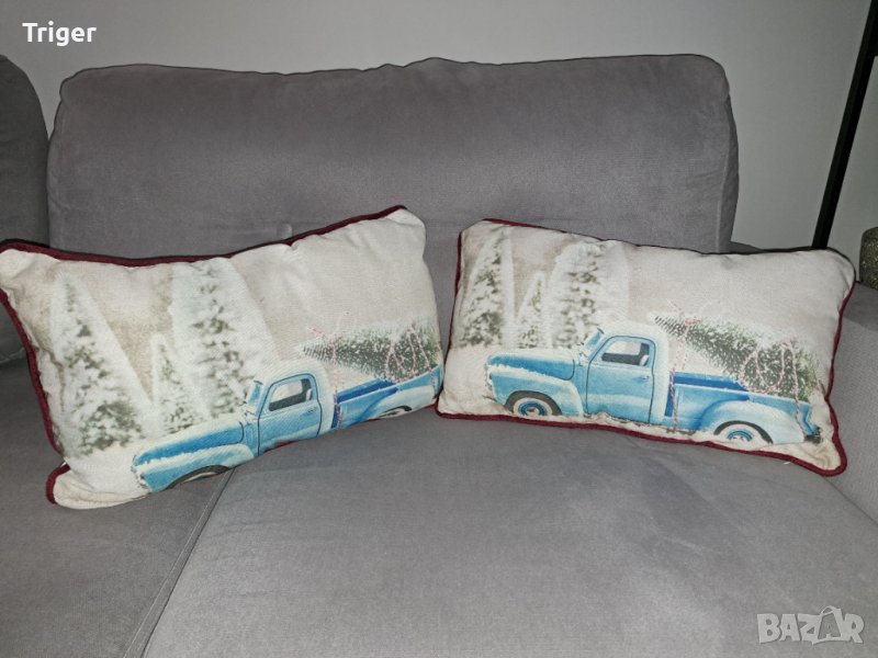 Коледни възглавници 2бр., снимка 1