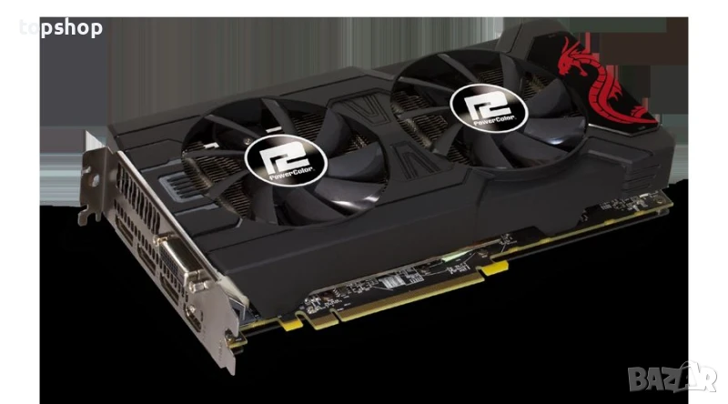 Видеокарта PowerColor Red Dragon Radeon™ RX 570 4GB GDDR5, снимка 1
