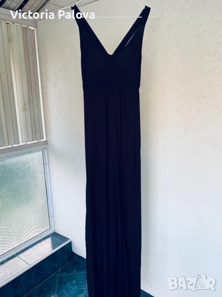 Дълга черна рокля OYSHO,Испания, снимка 1