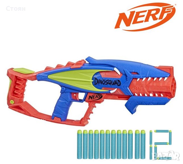 Бластер Nerf Dinosquad Terrodak - Hasbro, снимка 1