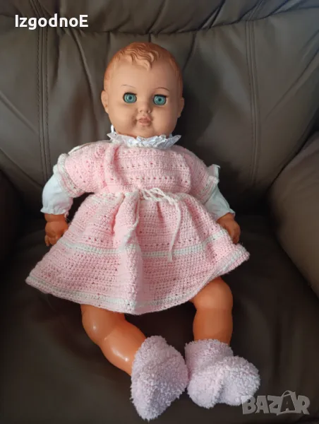 Голяма ретро кукла, Ретро бебе винтидж бебе за колекционери , снимка 1