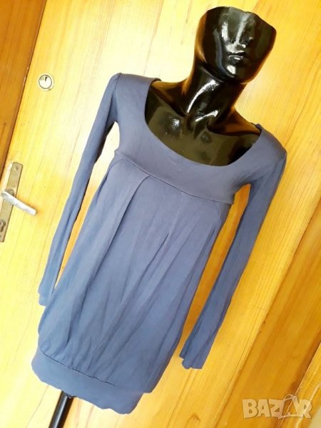 Тъмно лилава туника тип балон М, снимка 1