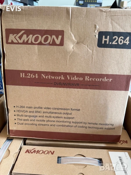 Видеорекордер KMoon H.264 DVR/NVR/AVR – НОВ, снимка 1