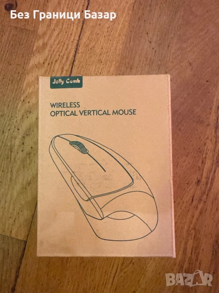 Нова безжична мишка с удобен скрол за лаптоп работа офис PC игри, снимка 1
