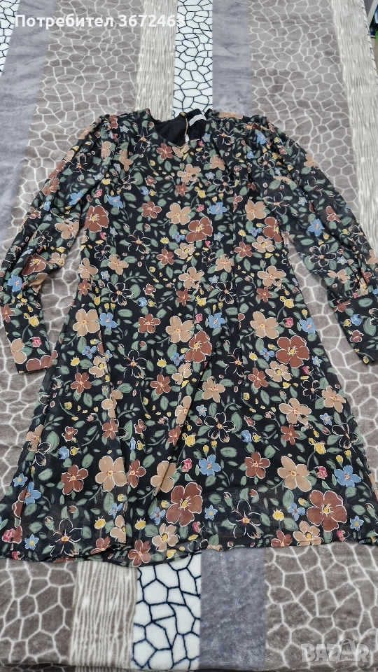 Шарена къса рокля , снимка 1