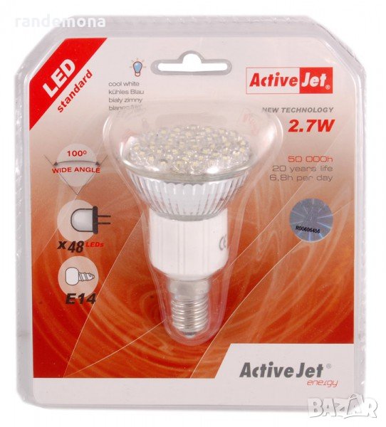 LED лампа Active Jet AJE-W4814CW/E14, снимка 1