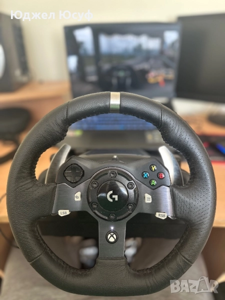 Logitech G920 Racing wheel and pedals , снимка 1