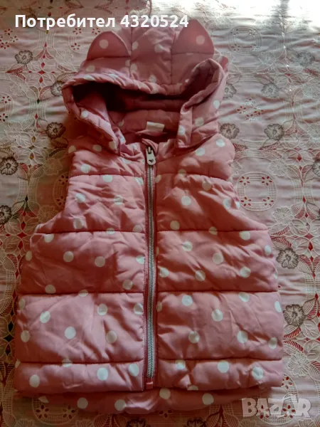 Бебешко елече за момиче размер 74, снимка 1