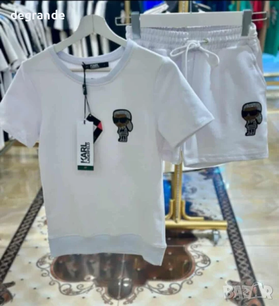 Бял дамски комплект Karl Lagerfeld, снимка 1