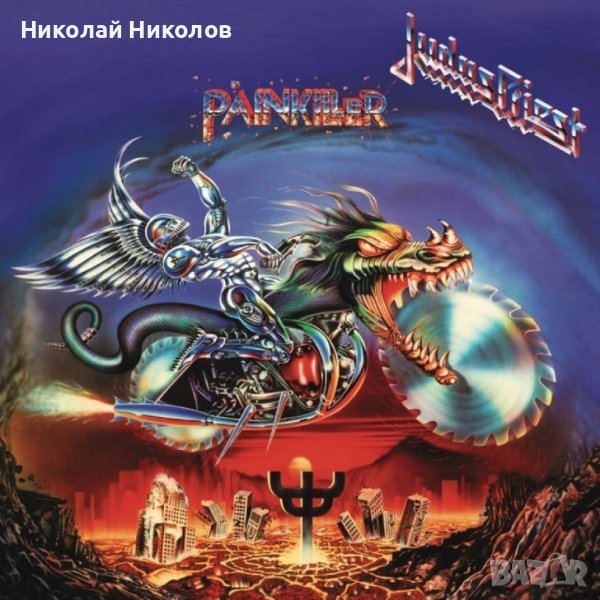 Judas Priest 1990 - Painkiller (Limited Black Vinyl LP 2017 Reissue), плоча, снимка 1