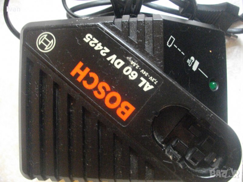 7,2-24V-2,5A-Bosch AL60DV2425-ЗА РЕМОНТ-ЗА ЧАСТИ-Бош-Зарядно-Бързо-24 Волта, снимка 1