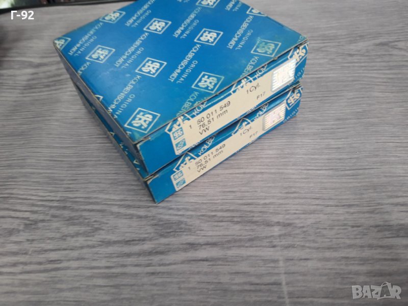 50011549**NEU**KOLBENSCHMID**СЕГМЕНТИ** 76.5 mm STD  -1,75 -2 -3 , снимка 1