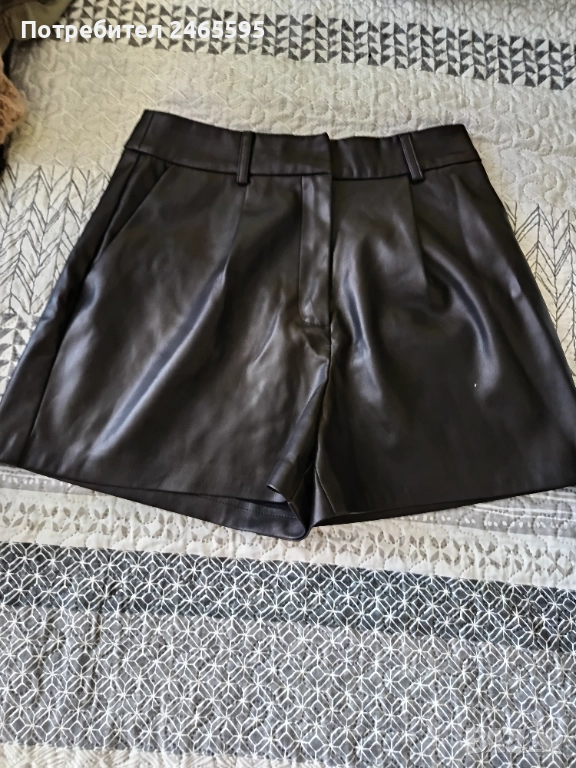 Дамски кожени панталонки , снимка 1