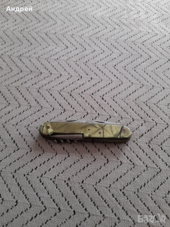 Стар джобен нож,ножче,ножка #167, снимка 1