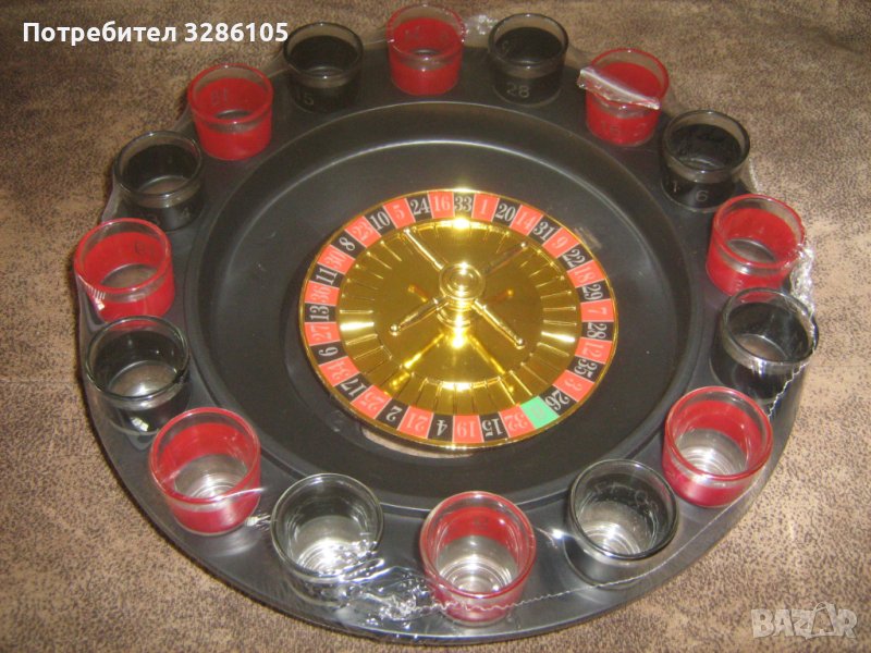 ролетка от различни чашки, снимка 1