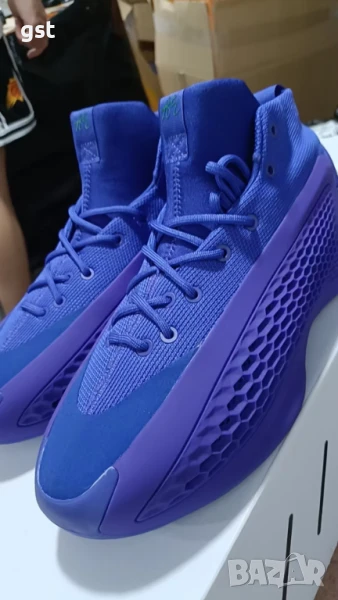Редки Adidas Anthony Edwards Velocity Blue 💙 High Маратонки Кецове баскетбол 🏀 , снимка 1