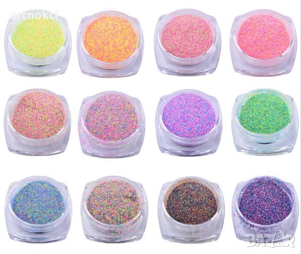 Брокати, сухи цветя, перли, миден прах, фолио, пера и плодчета, снимка 1