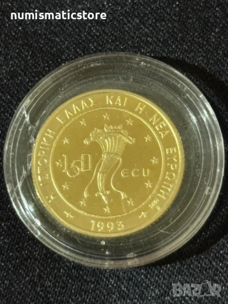 Гърция 1993 - 150 ECU - Сова , Златна монета , снимка 1