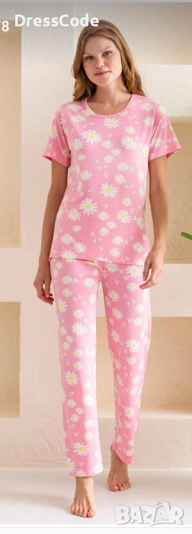 Дамски комплект-Пижама с къс ръкав, снимка 1