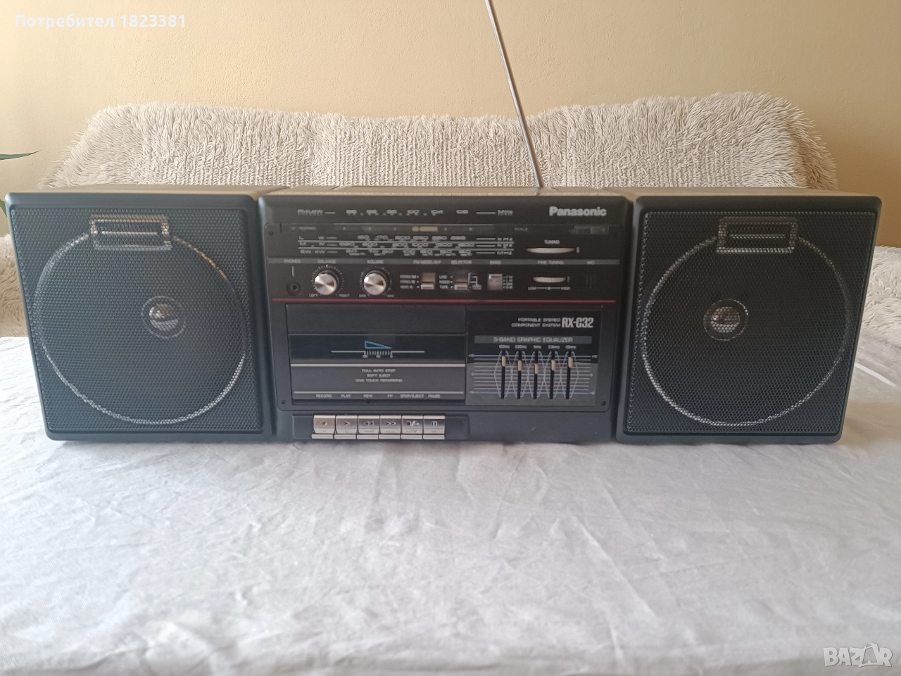 Касетофон Panasonic RX-C32 , снимка 1