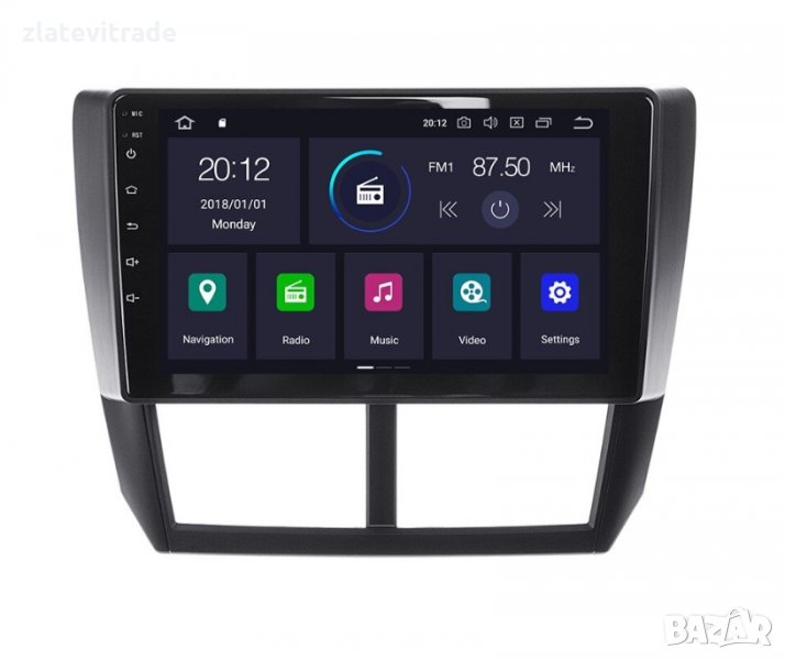 Subaru Forester 2008-2013 - 9'' Навигация Андроид Мултимедия GPS, снимка 1