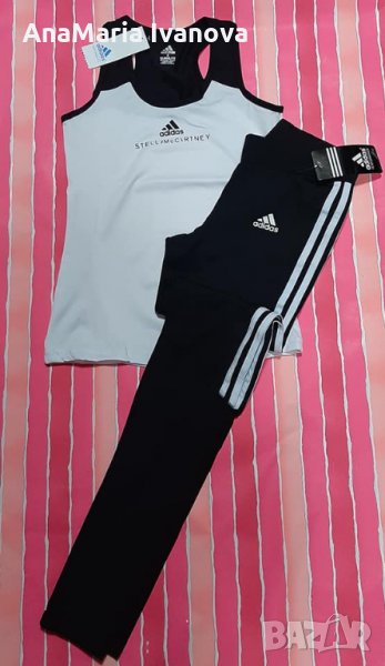 Подледни бройки! Adidas дамски екип потник и клин /полиамид/ реплика, снимка 1