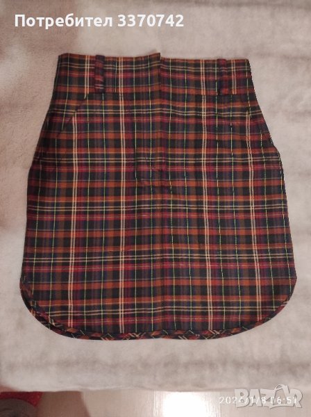 НОВА дамска пола каре еластична , снимка 1