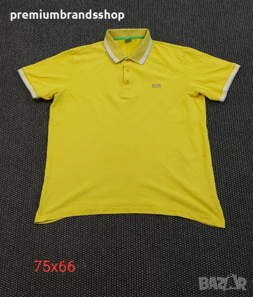 Boss тениска XXL размер с яка, снимка 1